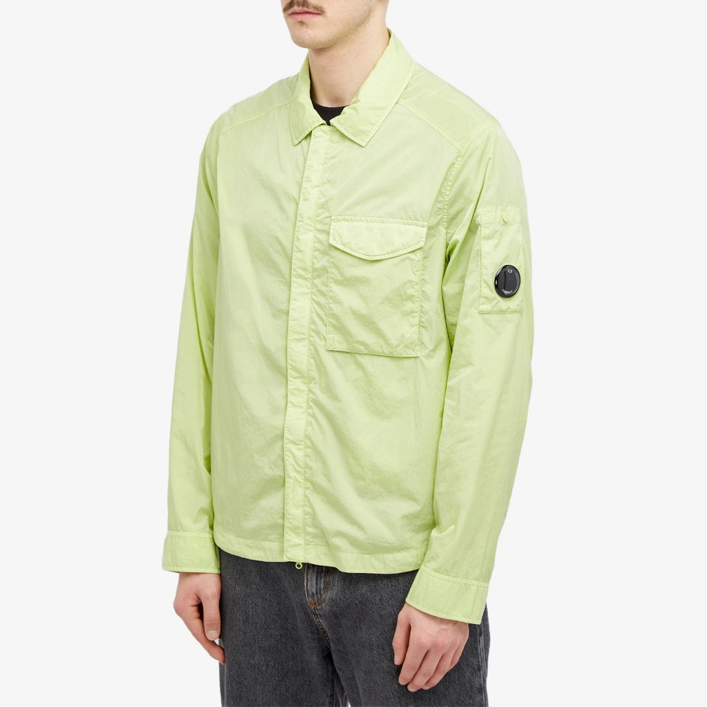 CP Company Men's Chrome-R Pocket Overshirt White Pear